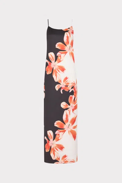 Milly Illy Lily Tropical Flame Maxi Dress In Multi