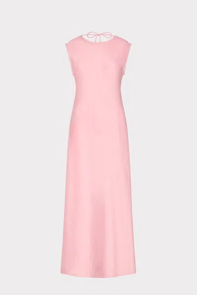 Milly Illy Linda Midi Dress In Pink
