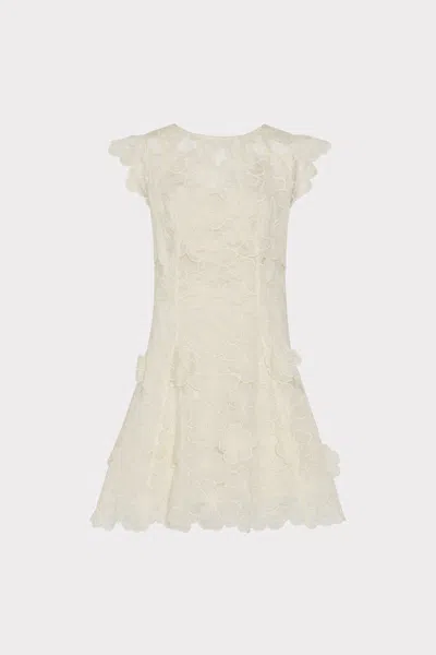 Milly Illy Myla Embroidered Mini Dress In Multi