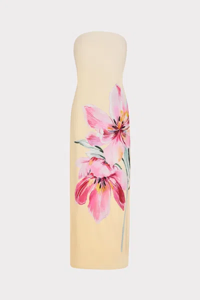 Milly Illy Vera Printed Maxi Dress In White