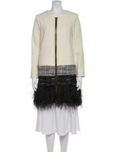 Pre-owned Milly Jacket In Neutral