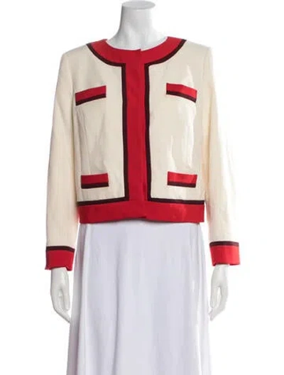 Pre-owned Milly Jacket In Red