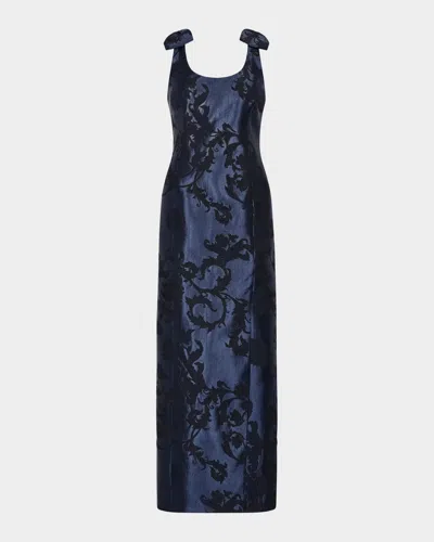 Milly Illy Kaelynn Floral Jacquard Dress In Multi
