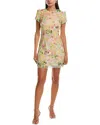 Milly Kyla Botanical Petals Sequin Mini Dress