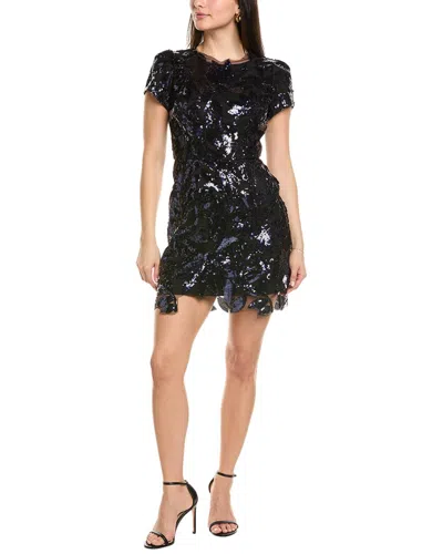 Milly Kyla Sequin Sheath Dress In Blue