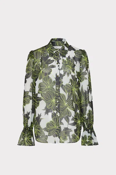 Milly Lacey Sea Of Petals Long Sleeve Top