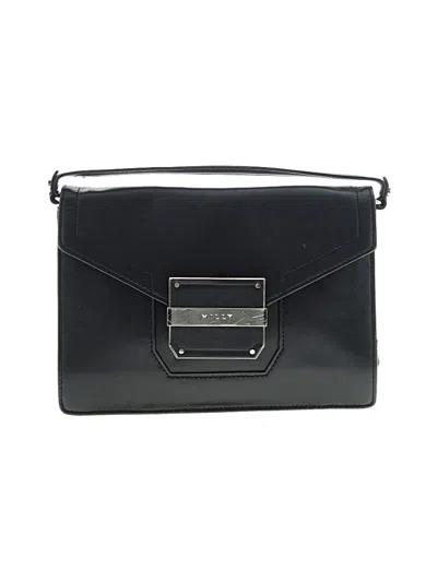 Pre-owned Milly Leather Crossbody Bag In Black