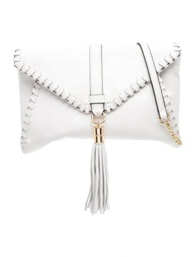 Pre-owned Milly Leather Crossbody Bag In White