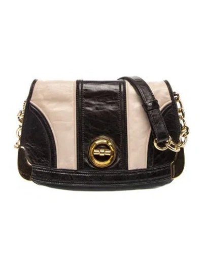 Pre-owned Milly Leather Shoulder Bag In Black