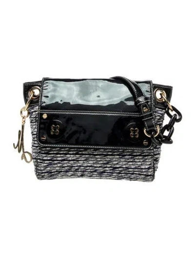 Pre-owned Milly Leather Shoulder Bag In Blue