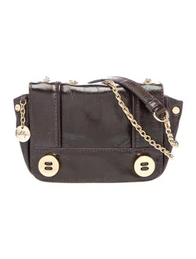 Pre-owned Milly Leather Shoulder Bag In Brown