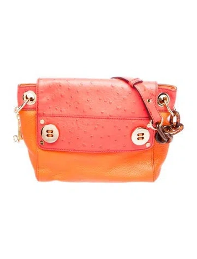 Pre-owned Milly Leather Top Handle Bag In Multi