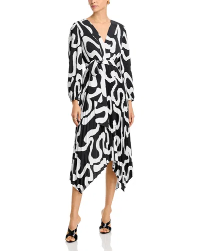Milly Liora Dress In Black/white
