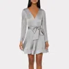 MILLY LIV SOLID PLEAT DRESS