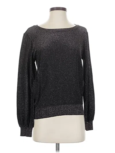 Pre-owned Milly Long Sleeve T-shirt In Gray