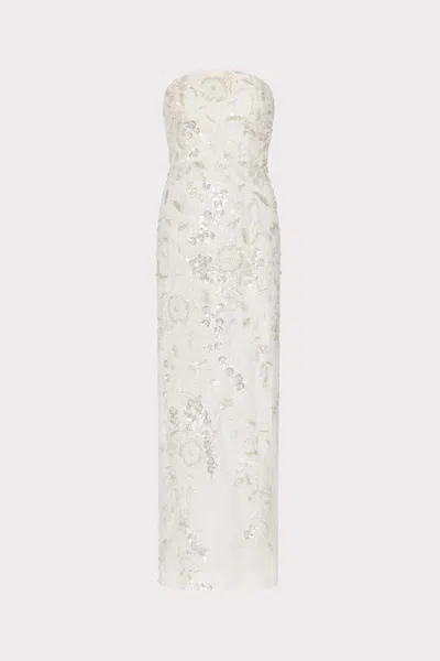 Milly Magnolia Beaded Dream Sequin Maxi Dress