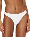 Milly Textured Waves Bikini Bottom In White