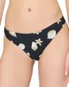 Milly Margot Seashell Bikini Bottoms In Black