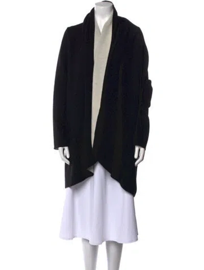 Pre-owned Milly Merino Wool Sweater In Black