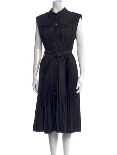 Pre-owned Milly Midi Length Dress In Blue