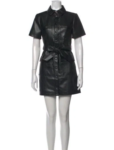 Pre-owned Milly Mini Dress In Black
