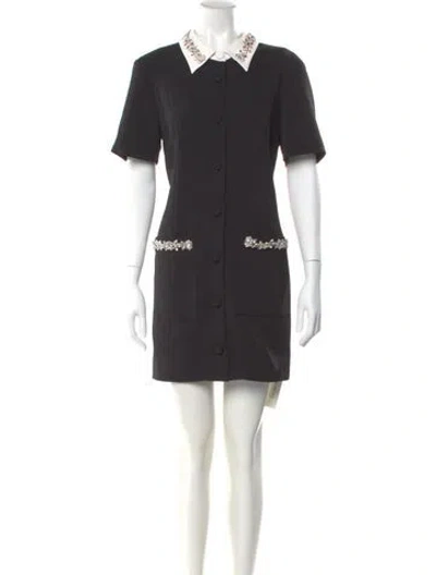 Pre-owned Milly Mini Dress In Gray