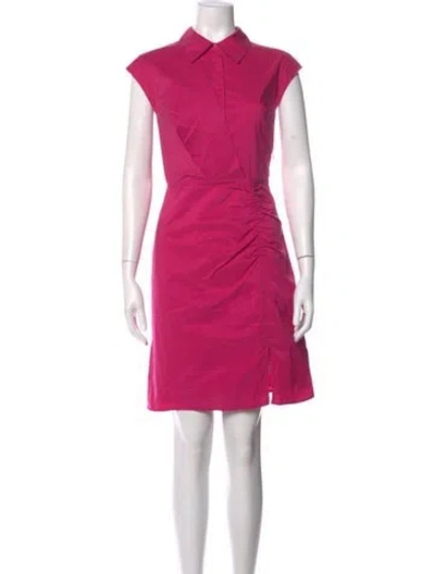 Pre-owned Milly Mini Dress In Pink