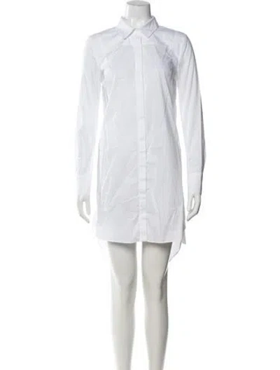 Pre-owned Milly Mini Dress In White