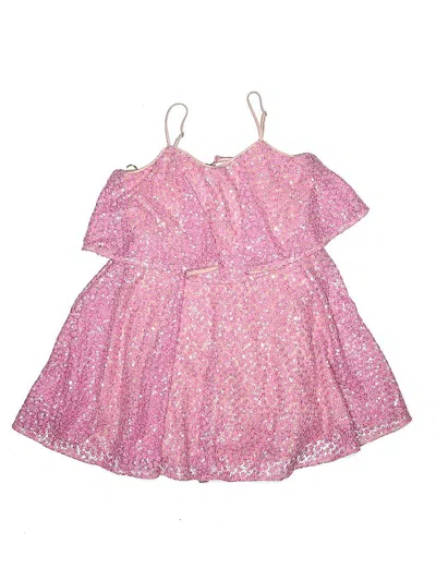 Pre-owned Milly Minis Kids' Dress In Pink