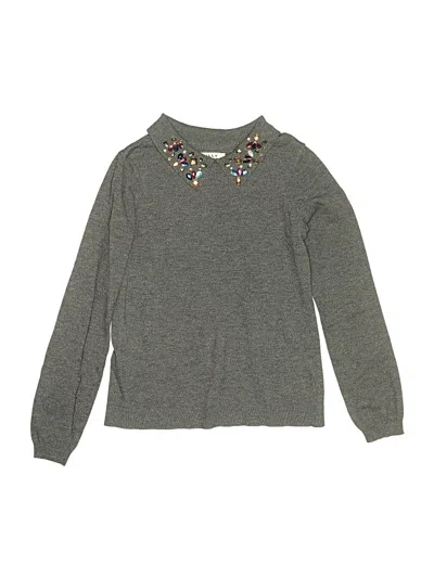 Pre-owned Milly Minis Kids' Pullover Sweater In Gray
