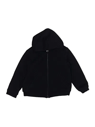 Pre-owned Milly Minis Kids' Zip Up Hoodie In Black