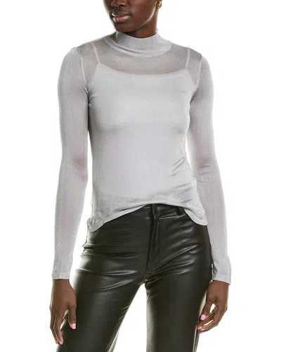 MILLY MILLY MOCK NECK PULLOVER