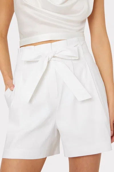 Milly Naila Linen Short In White
