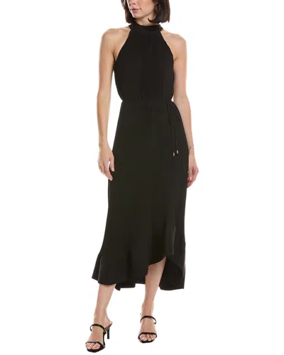Milly Nalani Midi Dress In Black