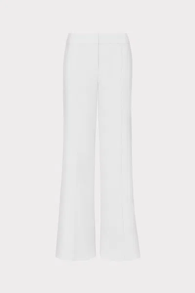 Milly Nash Cady Pants In Ecru