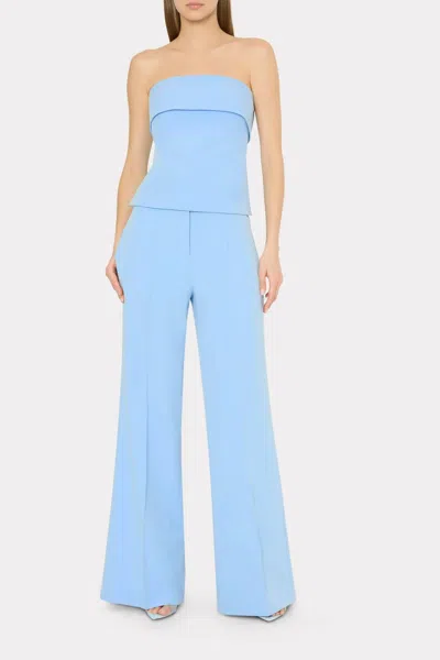 Milly Nash Cady Pants In Light Blue