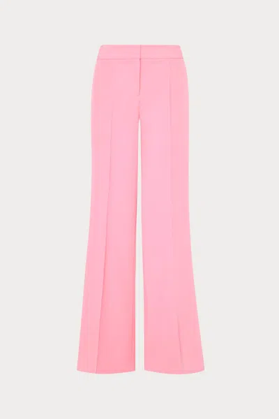 Milly Nash Cady Pants In Pink