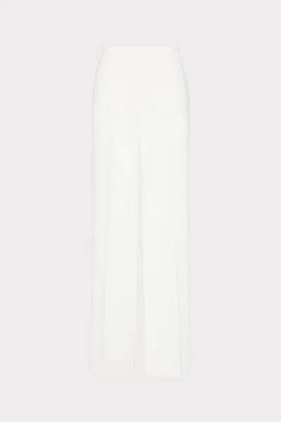 Milly Nicola Cady Pant In Cream