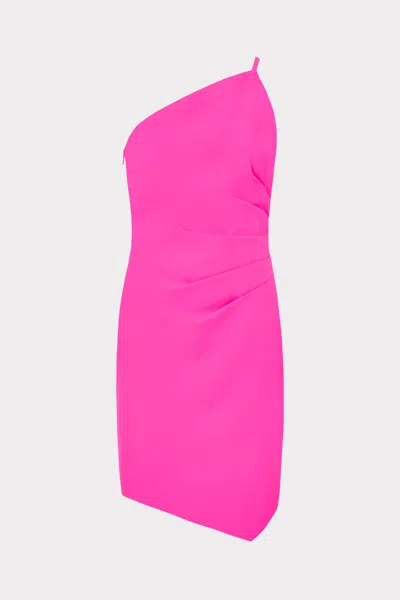 Milly Naya Cady Mini Dress In Pink