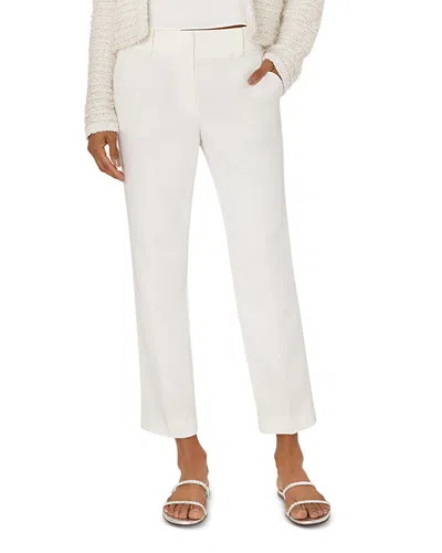 Milly Nicola Cady Cropped Pants In Neutral