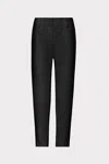 Milly Nicola Cropped Slim Cady Pants In Black