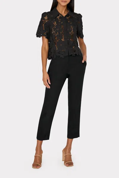 Milly Nicola Cady Pants In Black