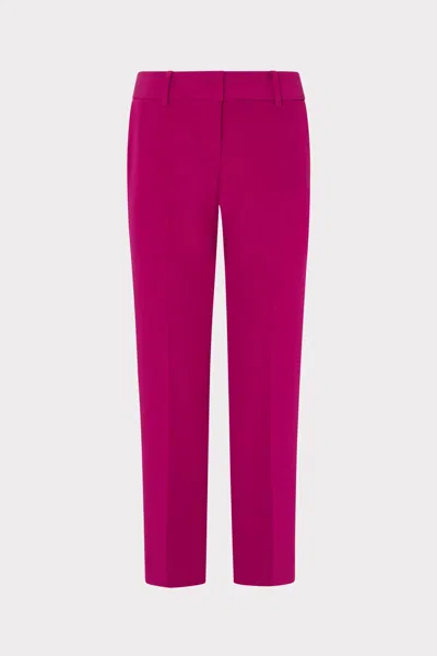 Milly Nicola Cady Pants In Pink