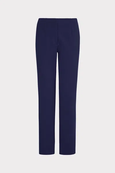 Milly Nicole Ponte Pants In Navy