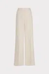 Milly Noa Wide-leg Linen Pants In Natural