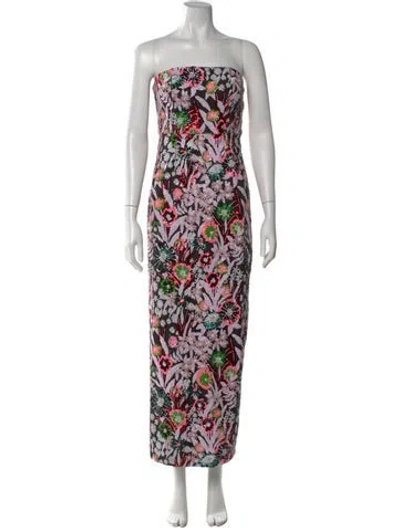 Pre-owned Milly Nylon Long Dress In Black