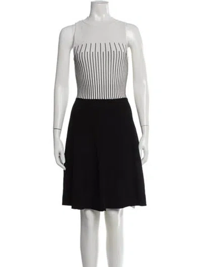 Pre-owned Milly Nylon Mini Dress In Black