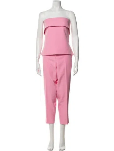 Pre-owned Milly Pant Set W/ Tags In Pink