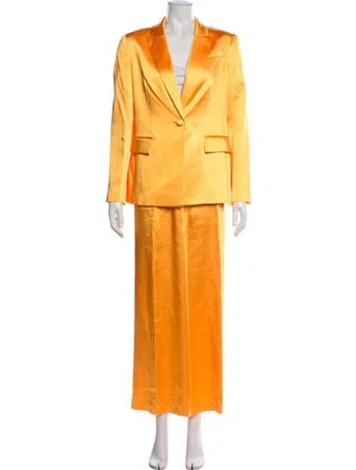 Pre-owned Milly Pantsuit In Orange