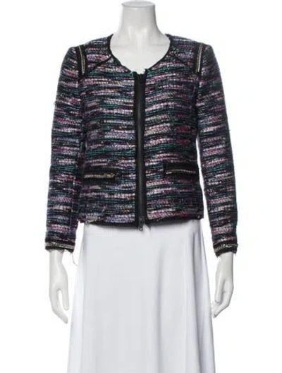 Pre-owned Milly Patterned Jacket In Multicolor